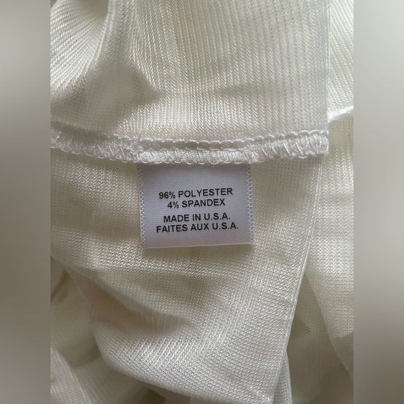 New Tbagslosangeles Women White Maxi Long Dress Size Medium - Picture 13 of 14